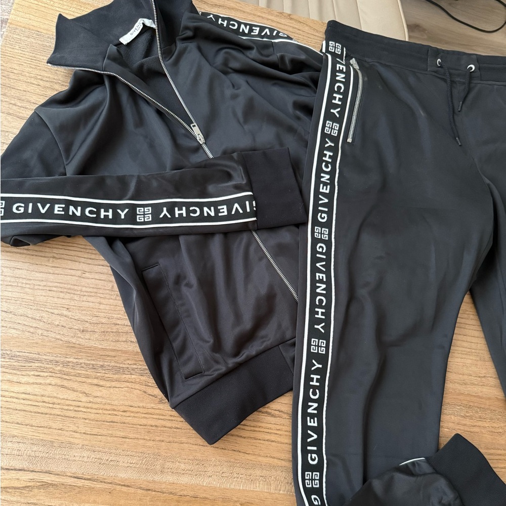Givenchy Black Logo Man Track Suit Full